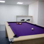 Aldrock's breakout zone and pool table